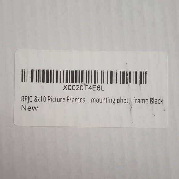 RPJC 8"x10" Black Mounting Hanging/Tabletop Photo Frame with Glass Picture Cover - Picture 11 of 16